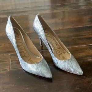 Silver heels